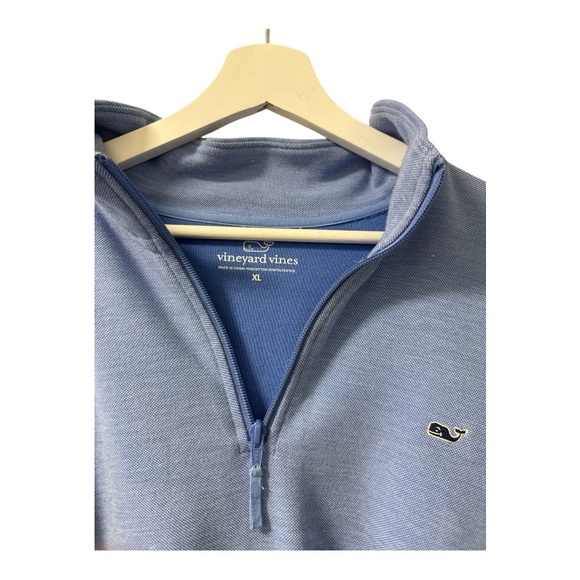Vineyard Vines Blue Zip Up Sweater - Picture 3 of 3